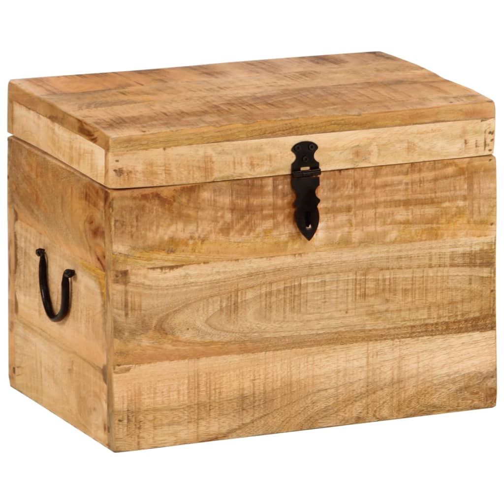 Oppbevaringskiste 39x28x31 cm heltre mango