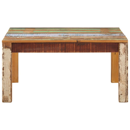 Salongbord Sofabord Tre Gjenvunnet Heltre 80x80x40 cm