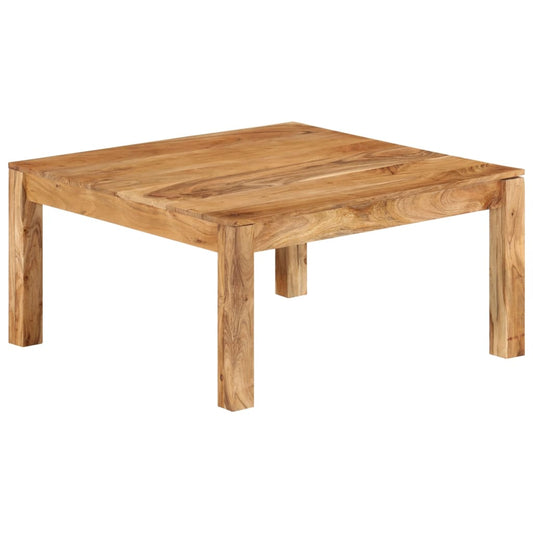 Salongbord Sofabord Tre heltre akasie 80x80x40 cm