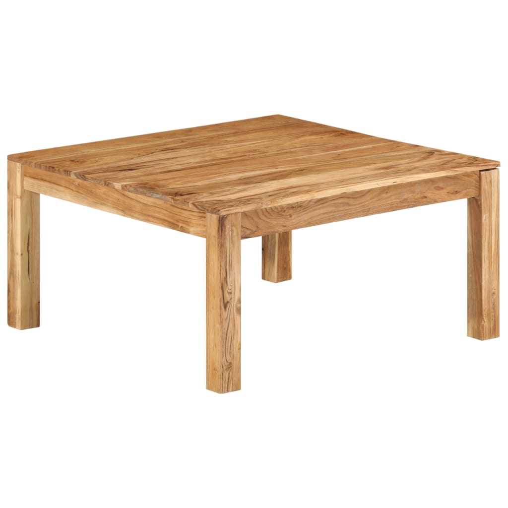 Salongbord Sofabord Tre heltre akasie 80x80x40 cm