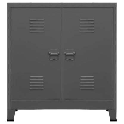 Skap DIV. antrasitt 90x40x100 cm stål