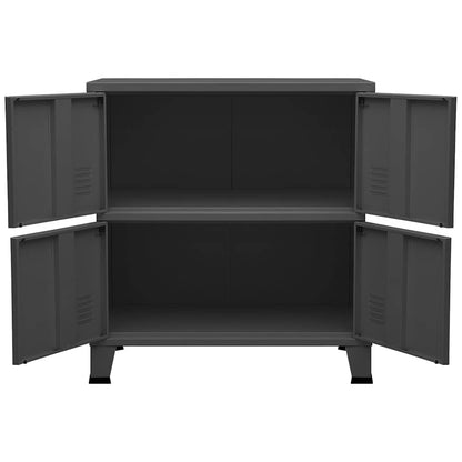 Skap DIV. antrasitt 75x40x80 cm stål