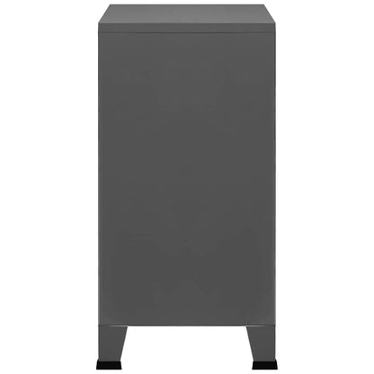 Skap DIV. antrasitt 75x40x80 cm stål