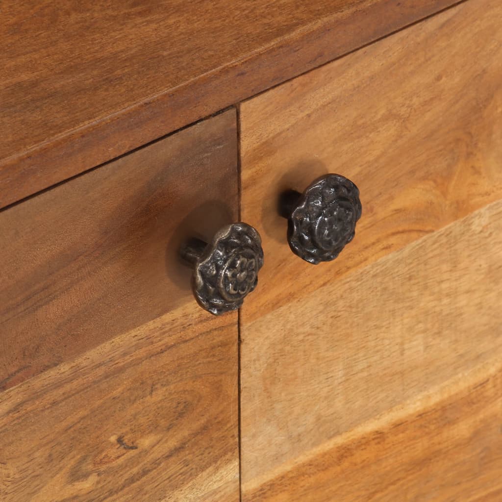 TV-Møbel Tre TV-benk heltre akasie med honningfinish 140x30x40 cm