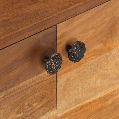 TV-Møbel Tre TV-benk heltre akasie med honningfinish 140x30x40 cm