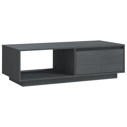 Salongbord Sofabord Grå 110x50x33,5 cm heltre furu