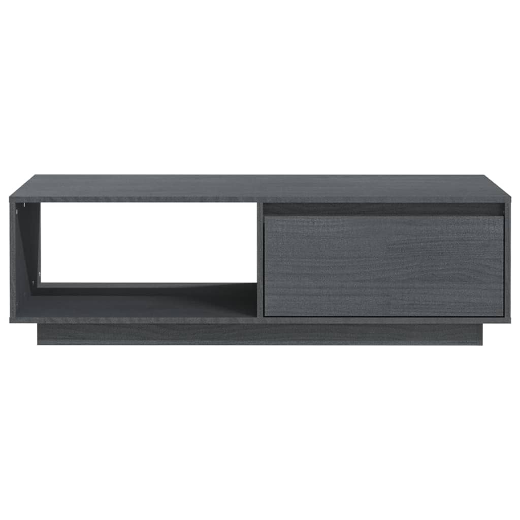Salongbord Sofabord Grå 110x50x33,5 cm heltre furu