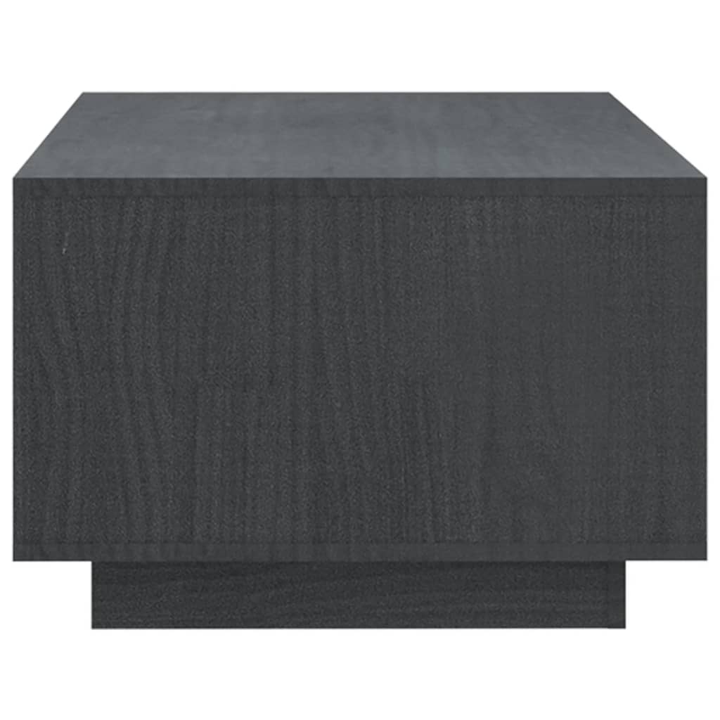 Salongbord Sofabord Grå 110x50x33,5 cm heltre furu