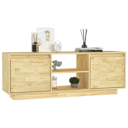 TV-Møbel Tre TV-benk heltre furu 110x30x40 cm