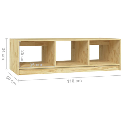 Salongbord Sofabord Tre heltre furu 110x50x34 cm