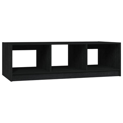 Salongbord Sofabord Svart 110x50x34 cm heltre furu
