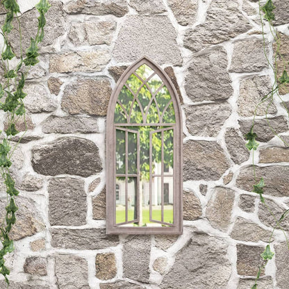 Veggspeil sand 70x30 cm jern