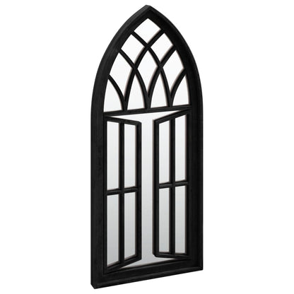 Veggspeil Svart 70x30 cm jern
