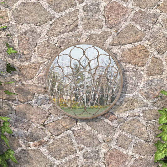Veggspeil sand 40x3 cm jern