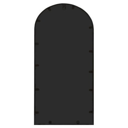 Veggspeil Svart 70x30 cm jern