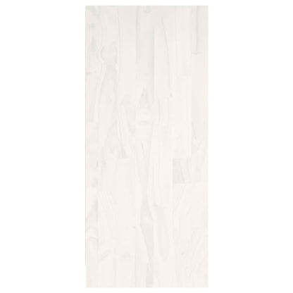 Bokhylle Hvit 104x33x76 cm heltre furu