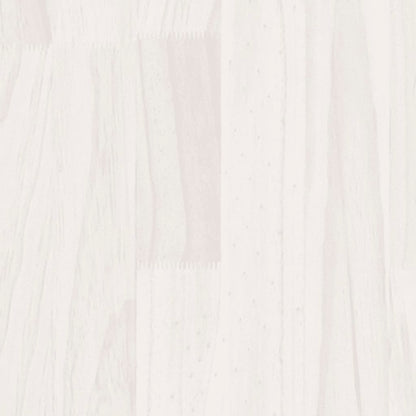 Bokhylle Hvit 104x33x76 cm heltre furu