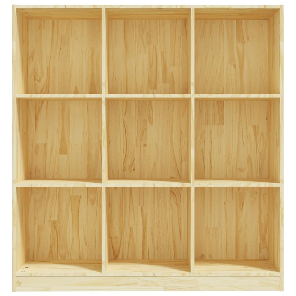 Bokhylle Tre Romdeler 104x33,5x110 cm heltre furu