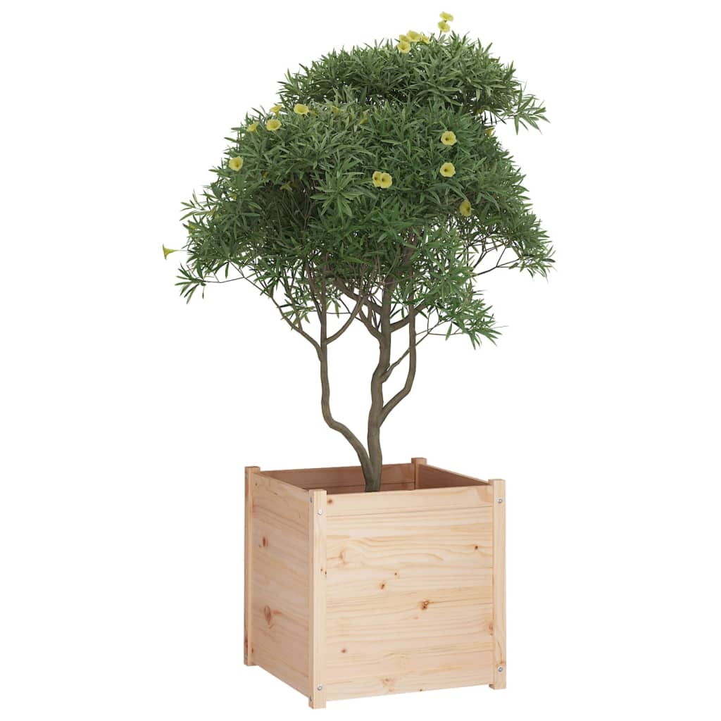 Plantekasser 2 stk 60x60x60 cm heltre furu