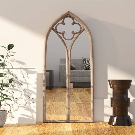 Veggspeil sand 70x30 cm jern