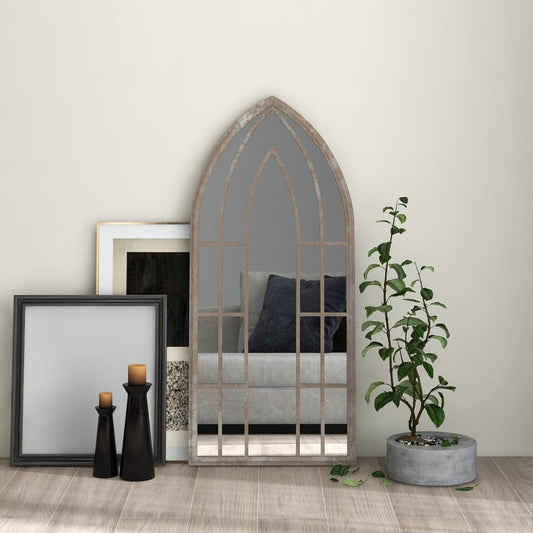 Veggspeil sand 100x45 cm jern
