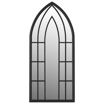 Veggspeil Svart 70x30 cm jern