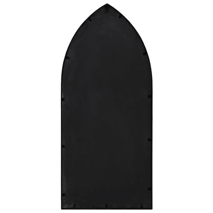 Veggspeil Svart 70x30 cm jern