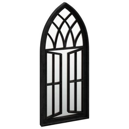 Veggspeil Svart 70x30 cm jern
