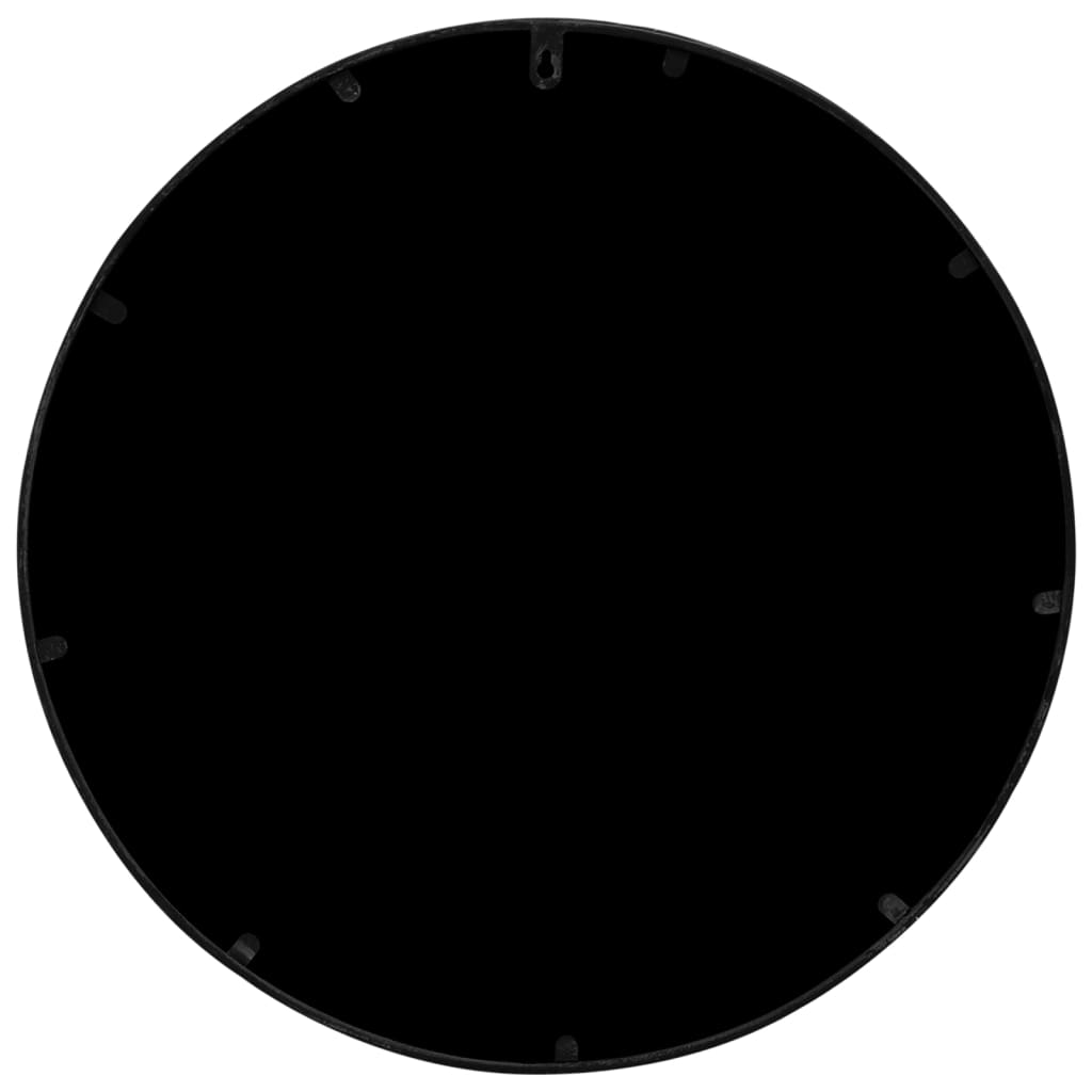 Veggspeil Svart 60x3 cm jern
