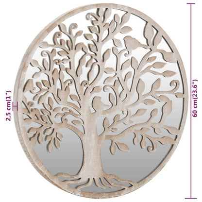 Veggspeil sand 60x2,5 cm jern