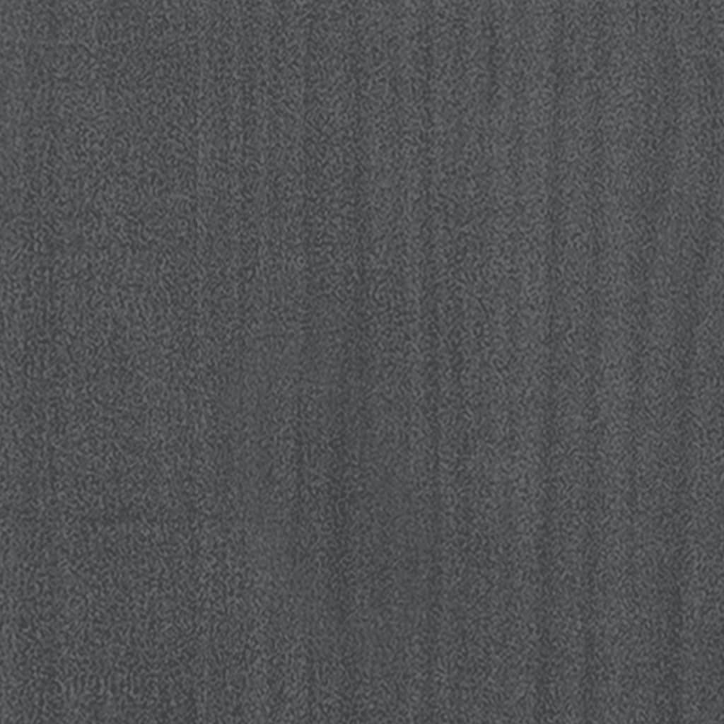 Høybed 2 stk grå 150x31x31 cm heltre furu