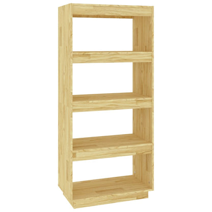 Bokhylle DIV. Romdeler 60x35x135 cm heltre furu