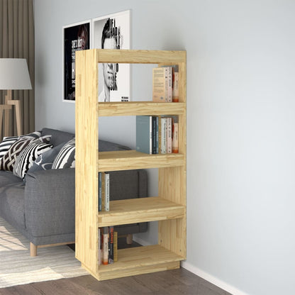 Bokhylle DIV. Romdeler 60x35x135 cm heltre furu
