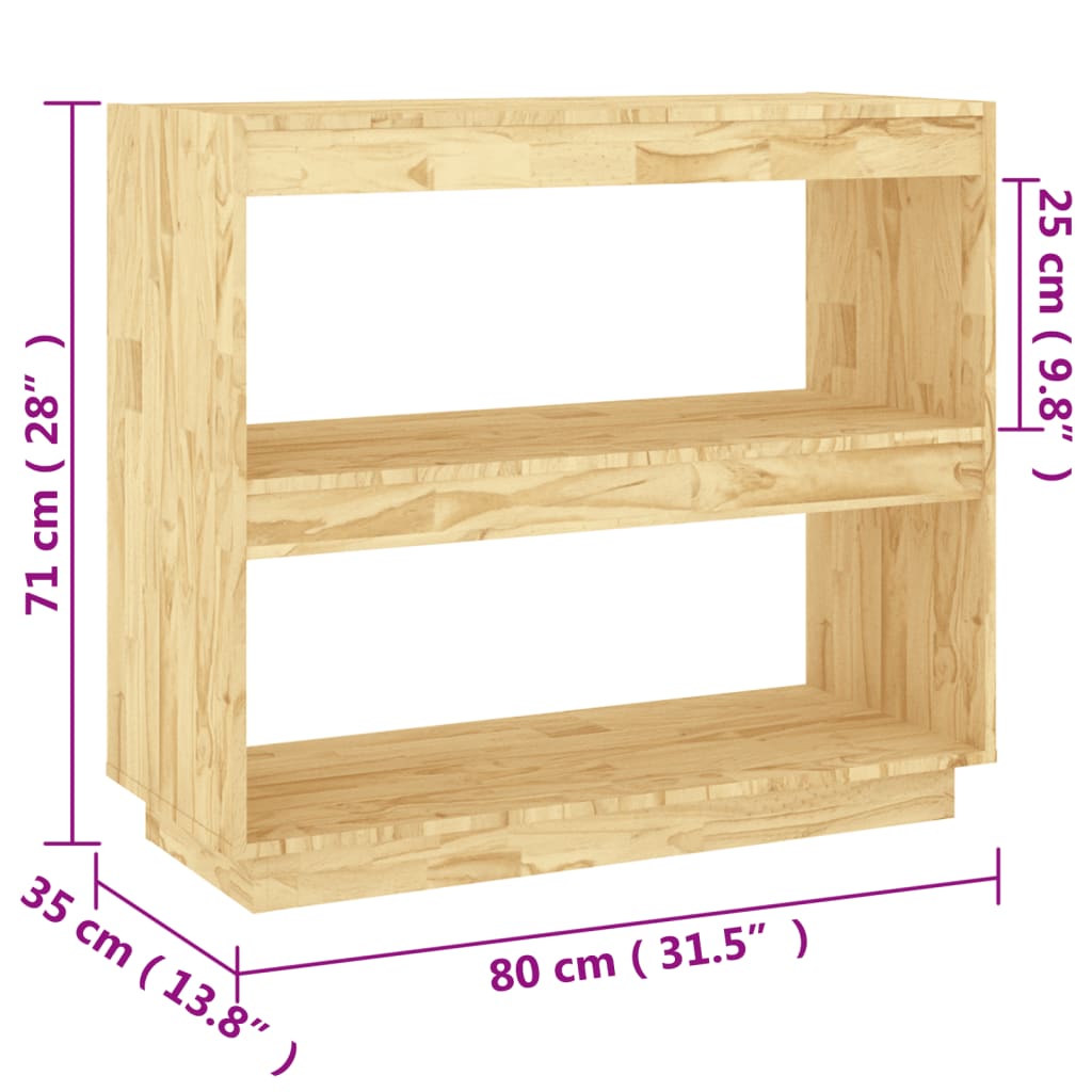 Bokhylle DIV. 80x35x71 cm heltre furu