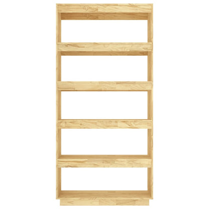Bokhylle Tre Romdeler 80x35x167 cm heltre furu
