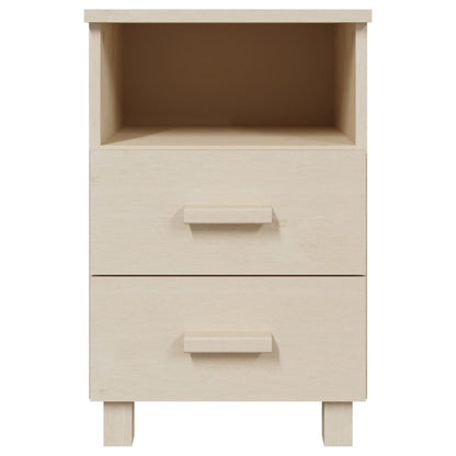 Nattbord Sengbord Honningbrun HAMAR 40x35x62 cm heltre furu