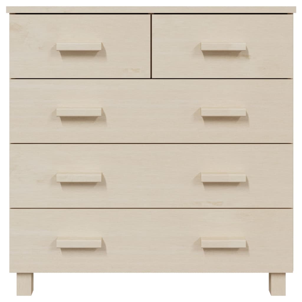Kommode Honningbrun HAMAR 79x40x80 cm heltre furu