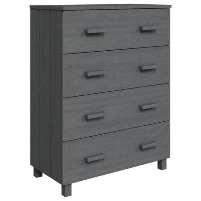 Skjenk Grå HAMAR 79x40x103,5 cm heltre furu