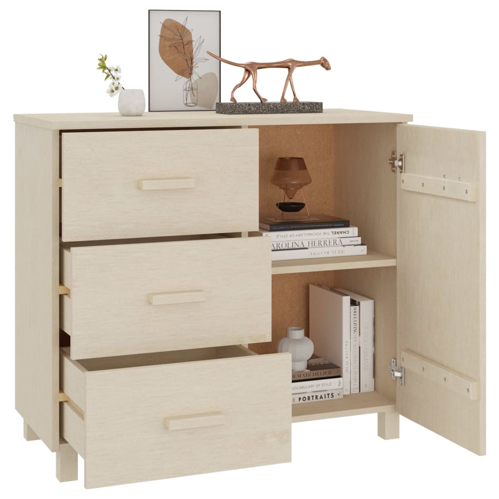 Skjenk Honningbrun HAMAR 90x40x80 cm heltre furu