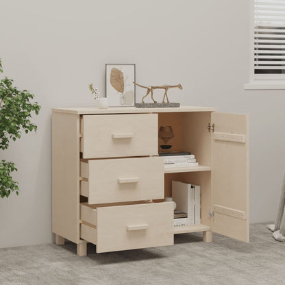 Skjenk Honningbrun HAMAR 90x40x80 cm heltre furu