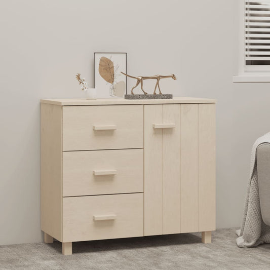 Skjenk Honningbrun HAMAR 90x40x80 cm heltre furu