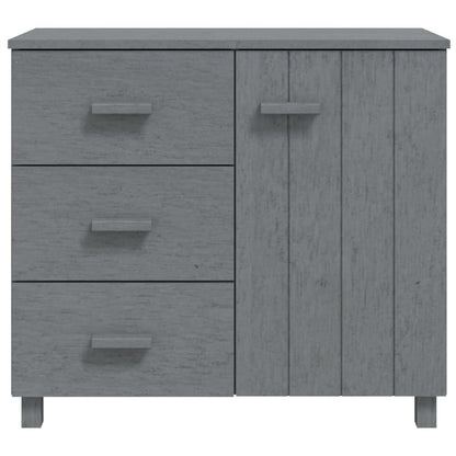 Skjenk Grå HAMAR 90x40x80 cm heltre furu
