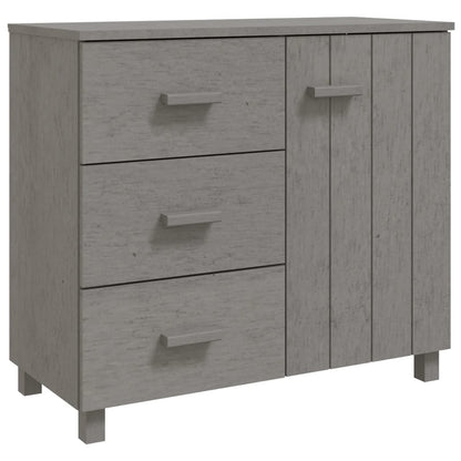 Skjenk Grå HAMAR 90x40x80 cm heltre furu