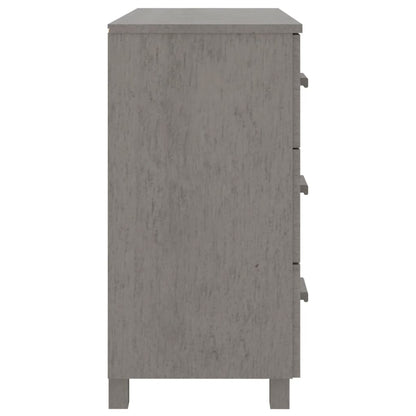 Skjenk Grå HAMAR 90x40x80 cm heltre furu