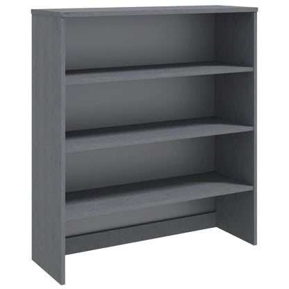 Skjenk Grå topp HAMAR mørkegrå 90x30x100 cm heltre furu