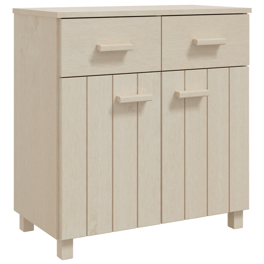 Kommode Honningbrun HAMAR 79x40x80 cm heltre furu