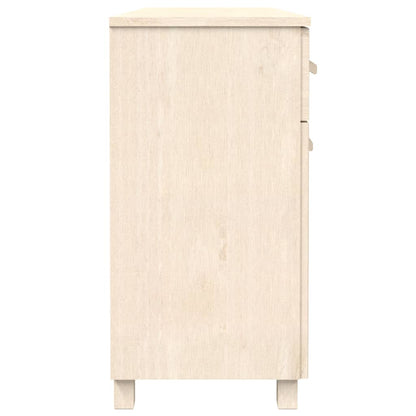 Nattbord Sengbord Brun Honningbrun HAMAR 113x40x80 cm heltre furu