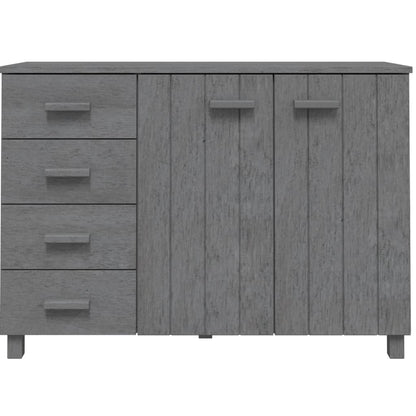 Skjenk Grå HAMAR 113x40x80 cm heltre furu