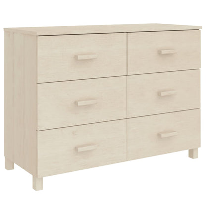 Nattbord Sengbord Honningbrun HAMAR 113x40x80 cm heltre furu