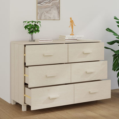 Nattbord Sengbord Honningbrun HAMAR 113x40x80 cm heltre furu